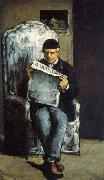 Paul Cezanne, Portrait of the Artist Father Louis Auguste Cezanne
